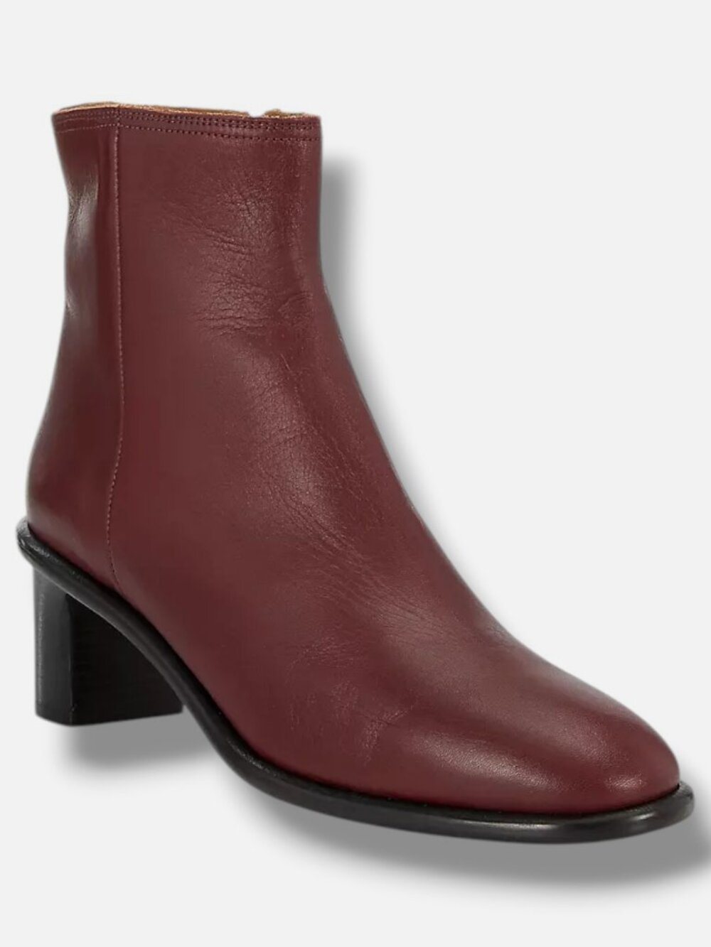 Isabel Marant Women's Red Gelda 50MM Leather Ankle Boots Shoes Size EU:35 US:5